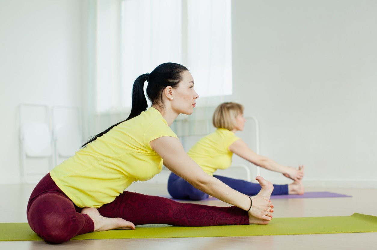 A student in advanced seated meditation practice